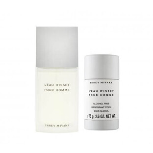 Issey Miyake L Eau d Issey Pour Homme Eau de Toilette, 75 ml + Stick Deodorant, 75 g