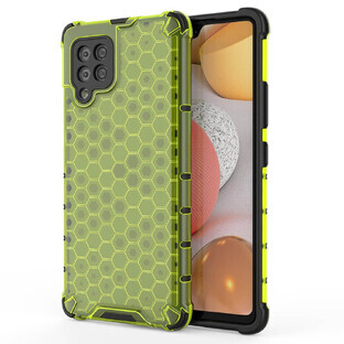 Husă blindată Honeycomb cu cadru din gel Samsung Galaxy A42 5G verde