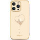Silikonhülle mit Swarovski-Kristallen Kingxbar Wish Series für iPhone 14 Plus - gold