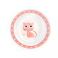 Canpol Babies Plastikschüssel 4/412 Kätzchen, rosa, 1 St.