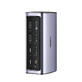 Ugreen docking station multifunzionale HUB 12in1 USB C USB HDMI DP RJ45 AUX SD TF grigio (CM555)