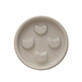 Mohani Lunula ceramic soap dish grey