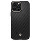 Custodia Spigen Enzo Aramid Mag con MagSafe per iPhone 16 Pro Max - nero opaco