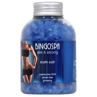 Sal de baño BingoSpa Coenzima Q10 Té verde y Ginseng, 550 g