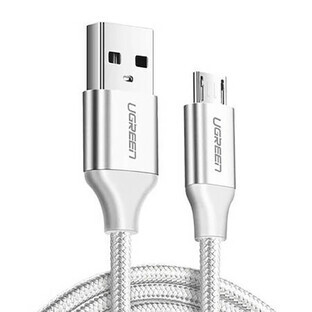Ugreen Kabel US290 60151 USB-A / micro USB 2.4A 1m - weiß