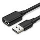 Ugreen USB (male) - USB (female) 2.0 480Mbps extension cable 1.5m black (US103)