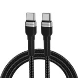 Wozinsky WNBCC1 USB-C / USB-C PD 65W cable 1 m - black.