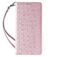 Magnet Strap Case Samsung Galaxy S23+ flip cover wallet mini lanyard stand pink