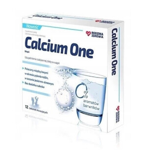 Family Health Calcium One, 12 comprimate efervescente