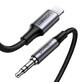 Ugreen audiokabel AUX MFI Lightning - 3,5 mm mini-jack 1 m grijs (70509)