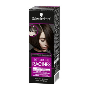 Schwarzkopf Retouch Racines Farbe für Wurzeln Dunkelbraun, 1 Stück