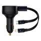Baseus Enjoyment 2-in-1 car charger 30W black (CGTX000001)