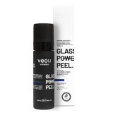 Veoli Botanica Glass Skin Power Peel Gel peeling facial hidratante e iluminador con ácido láctico 10% ácido tranexámico 2,5% y ectoína 1%, 30 ml