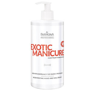 Cremă regenerantă pentru mâini și unghii Farmona Professional Exotic Manicure, 500 ml
