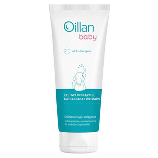 Oillan Baby 3-in-1 bagno e corpo e gel per capelli dal primo giorno, 100 ml