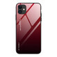 Gradient Glass Fall gehärtetem Glas Overlay iPhone 12 mini schwarz und rot