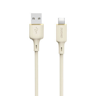 Dudao L7SL USB-A - Lightning 5A 1m cable - beige