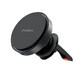Suport magnetic Choetech T205-F cu încărcător inductiv 15W pentru grila parbrizului - negru