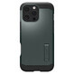 Carcasa Spigen Tough Armor MagSafe con soporte para iPhone 16 Pro - verde