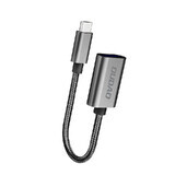 Dudao câble adaptateur OTG de l'USB 2.0 à l'USB Type C gris (L15T)