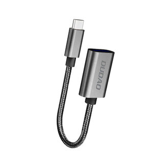 Dudao Adapterkabel OTG-Adapter von USB 2.0 auf USB Typ C grau (L15T)
