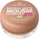 Essence Natural Matte Mousse Foundation Face foundation 03, 16 g