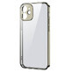Joyroom New Beauty Series ultra-dünne transparente Hülle mit Metallrahmen für iPhone 12 Pro Max gold (JR-BP744)