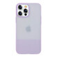 Kingxbar Plain Series étui pour iPhone 13 Pro Max étui en silicone violet