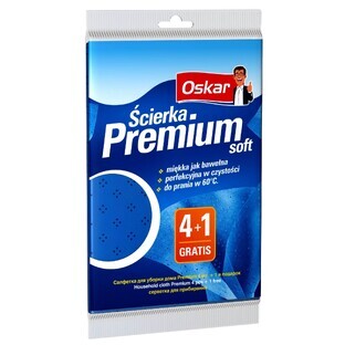 Oskar, Panno morbido Premium 4 + 1 pezzo