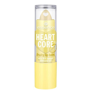 Essence Heart Core Fruit Lip Balm 04 Lucky Lemon, 3 g