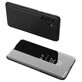Clear View Case pentru Xiaomi POCO C65 / Redmi 13C cu capac flip - negru