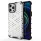 Honeycomb case armored case with gel frame iPhone 13 Pro Max transparent