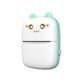 Mini cat thermal printer HURC9 - blue