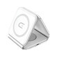Dudao A11N 15W 3-in-1 inductieve oplader - wit + USB-C / USB-C kabel