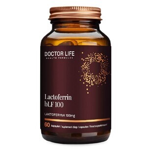 Doctor Life Lactoferrine bLF100 Lactoferrine 100mg, 60 gélules