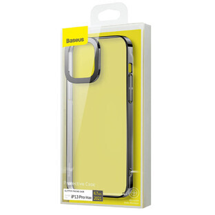 Baseus Glitter Case custodia trasparente cover iPhone 13 Pro Max nero (ARMC000201)