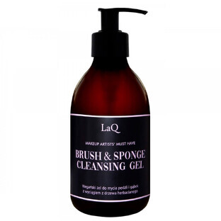 LaQ Gel detergente con pennello e spugna, 300 ml