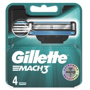 Lames de rasoir de remplacement Gillette Mach3, 4 piècesi