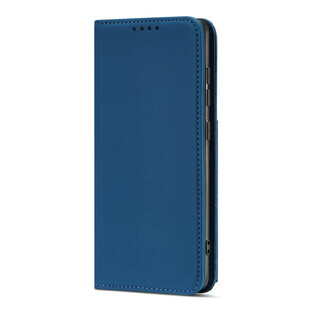 Magneetkaarthoesje voor Samsung Galaxy A12 5G kaarthoesje kaarthouder blauw