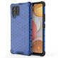 Honeycomb case armored cover with gel frame Samsung Galaxy A42 5G blue