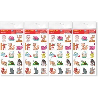 Cats 02 Aufkleber 4er Pack