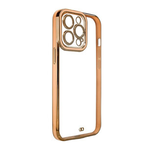 Fashion Case Hülle für Xiaomi Redmi Note 11 Pro Gel Hülle mit Goldrahmen gold