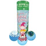Bomb Cosmetics Vrolijke Gonkmas geschenkkoker met badballen, 3 stuks