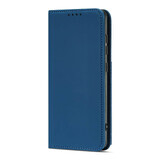 Magnet Card Case case for Xiaomi Redmi Note 11 card wallet case card stand blue