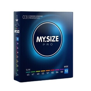 Préservatifs My.Size Pro 72mm, 3 pièces