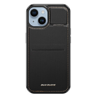 Dux Ducis Rafi Mag wallet case with 3-in-1 stand for iPhone 14 Plus with MagSafe and RFID lock - black