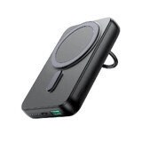 Joyroom JR-W050 20W MagSafe 10000mAh wireless powerbank with cradle + USB-C cable - black.