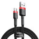 Cavo Baseus Cafule USB-A / USB-C QC 3.0 3A 1 m - nero e rosso