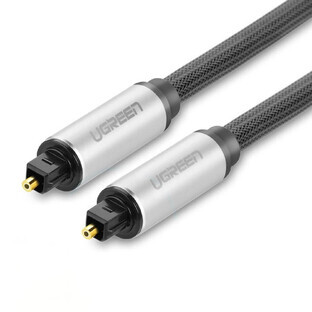 Ugreen AV108 10540 optisches Toslink/SPDIF Kabel 2m - grau