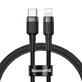 Baseus CATLKLF-G1 Lightning - USB-C PD QC 18W 480Mbps 1m cable - black-grey